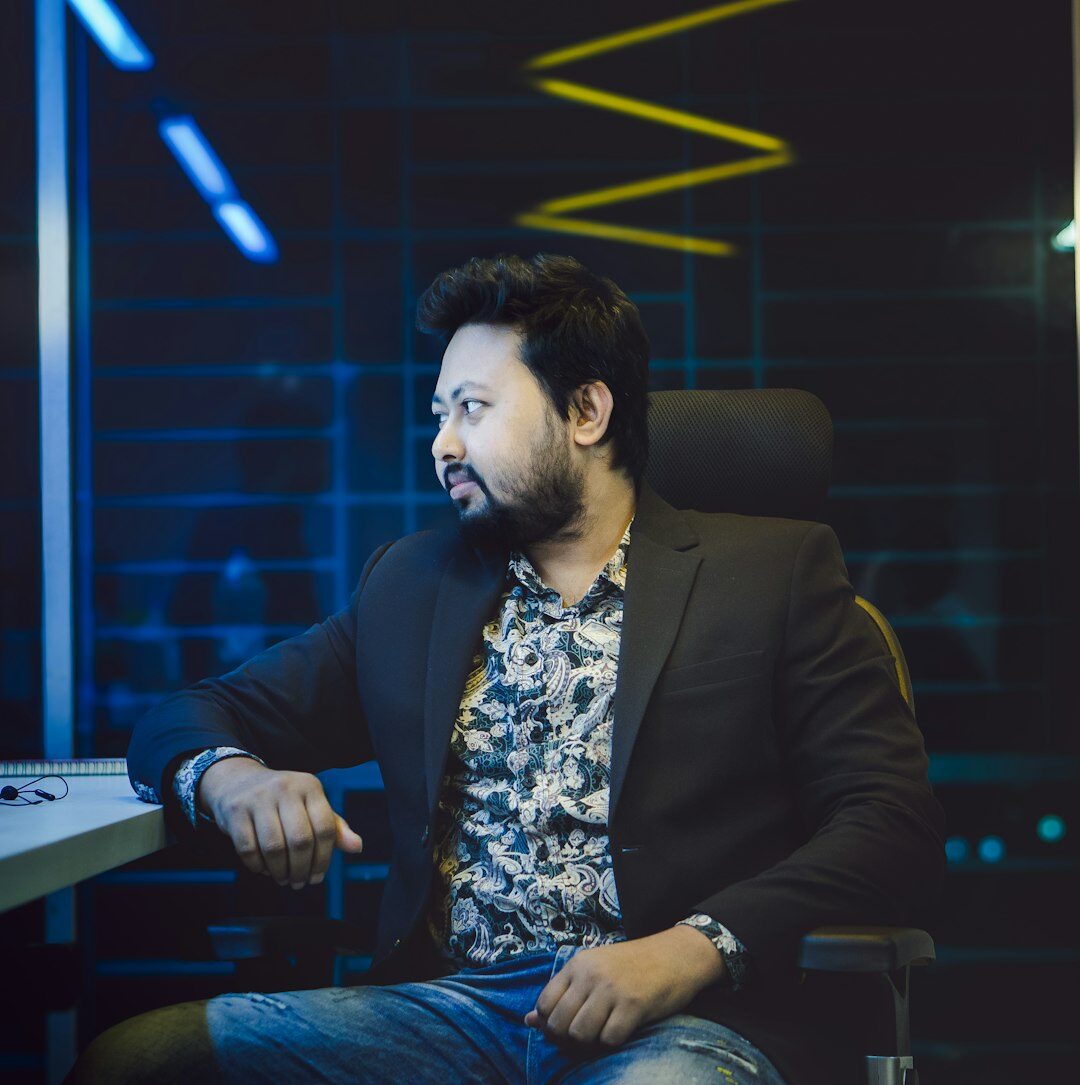Professional male software engineer and entrepreneur in his 30s